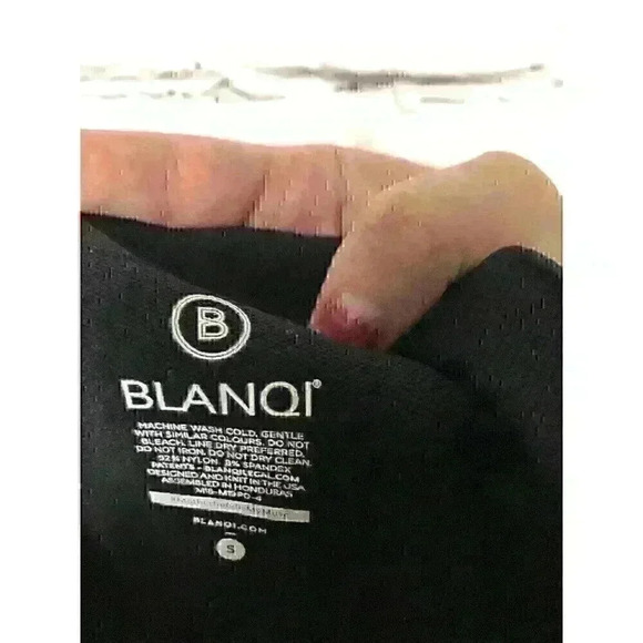 Blanqi Womens Black Highwaist Postpartum Nursing Support Leggings Size Small - Picture 3 of 3
